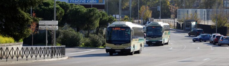 Flujos principales de viajeros de autobús en concesiones estatales de España